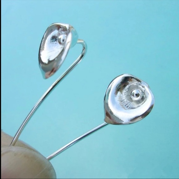 New Women’s 925 Silver Special Flower Earrings - Picture 4 of 4